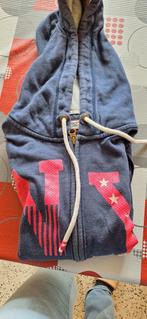 Donkerblauw jasje Tommy Hilfiger met roze letters maat xs, Tommy Hilfiger, Taille 34 (XS) ou plus petite, Porté, Rose