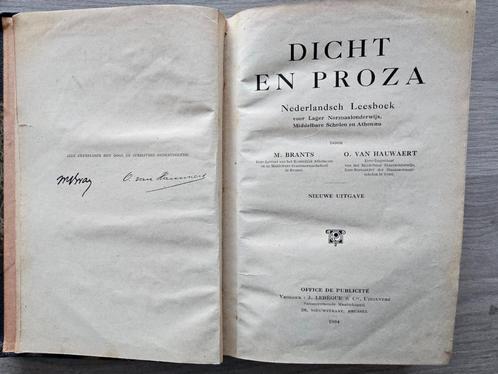Dicht en proza 1934 versie, Antiek en Kunst, Antiek | Boeken en Manuscripten, Ophalen of Verzenden