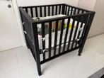 Pericles babypark op wieltjes zwart / antraciet, Kinderen en Baby's, Ophalen, Zo goed als nieuw, In hoogte verstelbaar