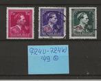 Belgie Reeks [o] OBP 724R - 724T 1949 g vp= 0,20€, Postzegels en Munten, Postzegels | Europa | België, Ophalen