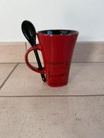 Tasse à café Home Sweet Home avec cuillère neuve, Enlèvement ou Envoi, Neuf, Autres matériaux, Uni