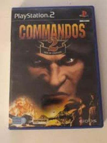Commandos 2 Men of courage (PS2)., Enlèvement ou Envoi, 1 joueur, À partir de 12 ans, Comme neuf