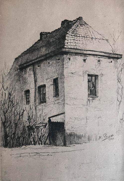 Ets Kurt Peiser (1887-1962), Antiek en Kunst, Kunst | Tekeningen en Fotografie, Ophalen of Verzenden