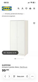 2 IKEA kledingkast - 2 armoires vêtements IKEA, Ophalen, Gebruikt
