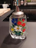 Handgeschilderde suikerpot OOSTENRIJK., Antiek en Kunst, Antiek | Glaswerk en Kristal