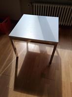 laag wit tafeltje, Gebruikt, Metaal of Aluminium, 55 tot 75 cm, Ophalen