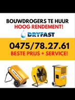 Bouwdroger huren, April+mei gratis ventilator,Dé goedkoopste, Doe-het-zelf en Bouw, Ophalen, Zo goed als nieuw