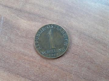 munt uit Oostenrijk 1 schilling 1971