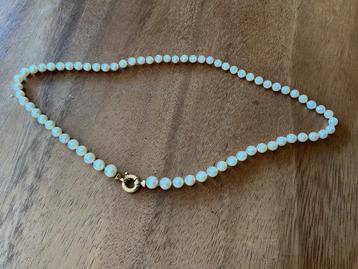 Collier perle avec fermeture or  18 carats beschikbaar voor biedingen