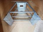 Meuble TV, Maison & Meubles, 25 à 50 cm, Moins de 100 cm, Comme neuf, Verre