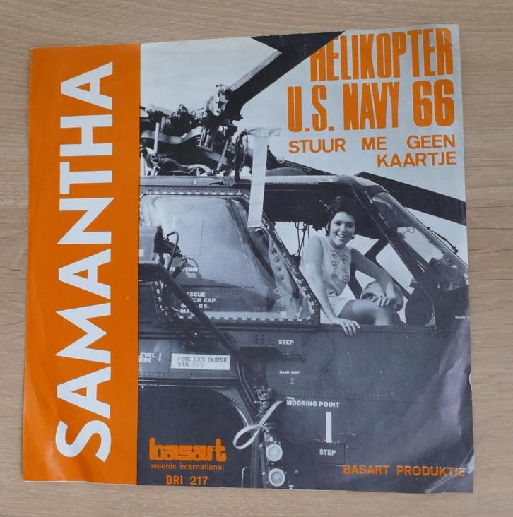 7"  Samantha ‎– Helikopter U.S. Navy 66, CD & DVD, Vinyles Singles, Utilisé, Single, En néerlandais, 7 pouces, Enlèvement ou Envoi