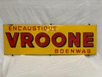Emaille Vroone Boenwas Bord 148 cm, Ophalen of Verzenden