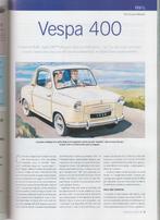 Vespa 400 microcar kleinwagen voiturette de collection, Envoi, Utilisé