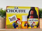 Metalen reclamebord La Chouffe, Ophalen of Verzenden, Nieuw, Reclamebord, Plaat of Schild