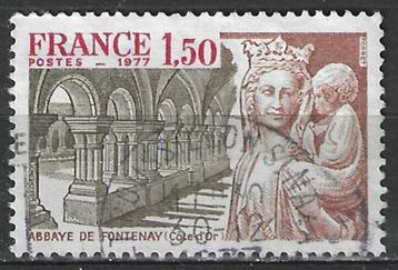 Frankrijk 1977 - Yvert 1938 - Abdij van Fontenay (ST) beschikbaar voor biedingen
