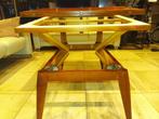 Vintage 4 in 1 tafel Sapelli hout, Ophalen