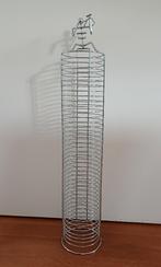 CD Rek - man met viool - chrome - Vintage jaren 90, Ophalen of Verzenden, Zo goed als nieuw, Metaal, 25 tot 75 discs