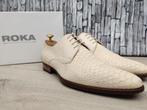Roka Beige Croco schoenen voor heren - Maat 43, Kleding | Heren, Roka, Overige kleuren, Verzenden, Zo goed als nieuw