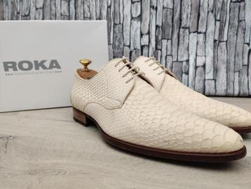 Roka Beige Croco schoenen voor heren - Maat 43 beschikbaar voor biedingen