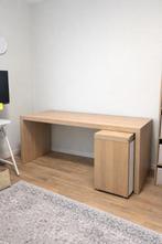 Bureau IKEA + caisson à roulettes – 135 € (lot), Enlèvement, Comme neuf