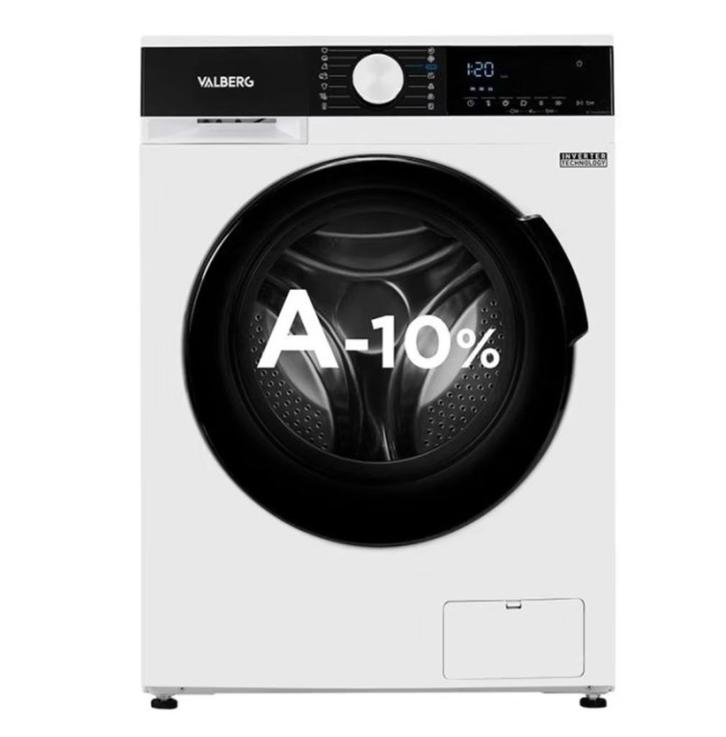 Nieuwe VALBERG Wasmachine – 2 jaar garantie, Elektronische apparatuur, Wasmachines, Nieuw, Voorlader, Energieklasse A of zuiniger
