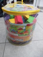 Zak met 100 gummy bouw blokken in orig zak, Kinderen en Baby's, Gebruikt, Ontdekken, Ophalen of Verzenden