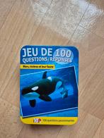 Jeu de 100 questions/réponses mers rivières et leur faune, Enlèvement, Comme neuf, 10P