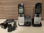 looptelefoon, Telecommunicatie, Vaste telefoons | Handsets en Draadloos, Ophalen, Gebruikt, 2 handsets