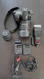Complete Nikon D810: 24-120mm, 50mm, grip & flitser, Audio, Tv en Foto, Fotocamera's Digitaal, Ophalen, Gebruikt, Spiegelreflex