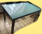 Verlengbare glazen eettafel, Vijf personen of meer, 150 tot 200 cm, Rechthoekig, 50 tot 100 cm
