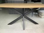 Deens ovale eettafel, Ophalen, 50 tot 100 cm, Zo goed als nieuw, 150 tot 200 cm
