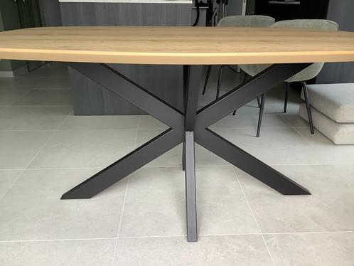Deens ovale eettafel, Huis en Inrichting, Tafels | Eettafels, Zo goed als nieuw, 50 tot 100 cm, 150 tot 200 cm, Vier personen