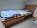 Eénpersoonsbed MALM (Ikea) 90 x 200 cm inclusief matras, Huis en Inrichting, Slaapkamer | Bedden, Zo goed als nieuw, Ophalen, 200 cm