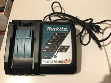 2 x Chargeur rapide de batterie Li-Ion Makita DC18RC 14.4V