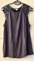 Paarsgrijs mouwloos topje met kant, Kleding | Dames, Topjes, H&M, Paars, Ophalen of Verzenden, Zo goed als nieuw