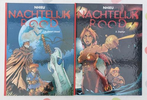 HC | Nachtelijk Rood 1 & 2 | NIEUWSTAAT, Boeken, Stripverhalen, Zo goed als nieuw, Complete serie of reeks, Ophalen of Verzenden