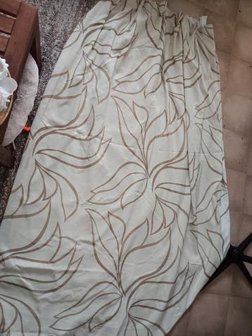 2 stuks overgordijnen met voering 140x195cm beschikbaar voor biedingen