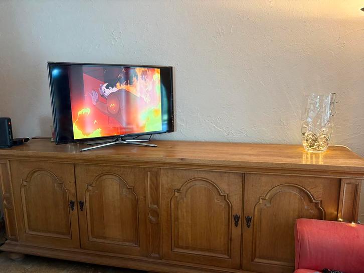 Meuble (buffet) en chêne massif, Huis en Inrichting, Kasten | Dressoirs, Gebruikt, Eikenhout, Ophalen