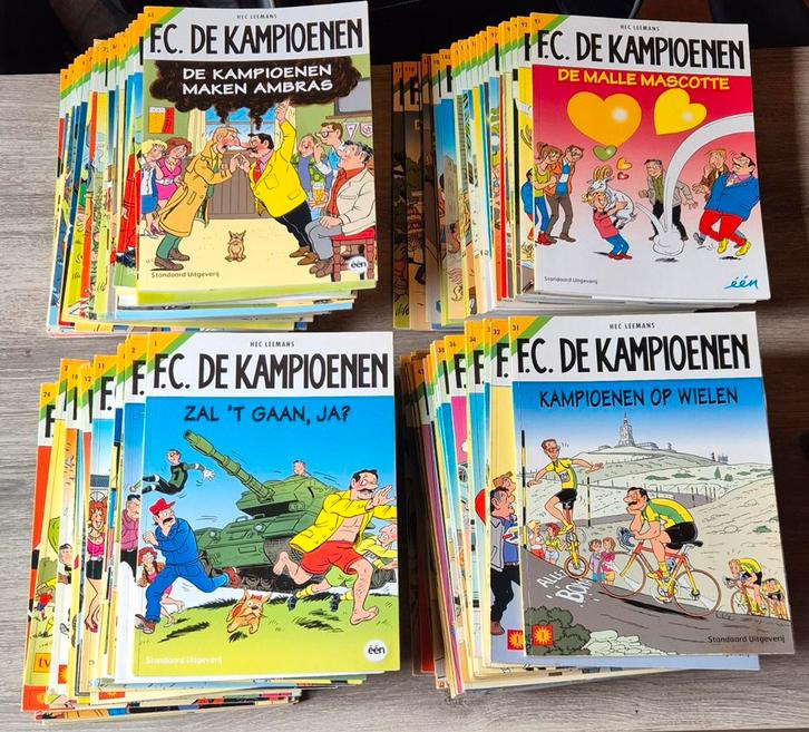 Strips: F.C. De Kampioenen 1 - 111   Vertongen & Co 1 - 33, Boeken, Stripverhalen, Zo goed als nieuw, Meerdere stripboeken, Ophalen of Verzenden