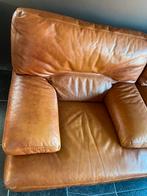 Cognackleurige lederen zetels, Ophalen, Gebruikt, Minder dan 75 cm, Tweepersoons
