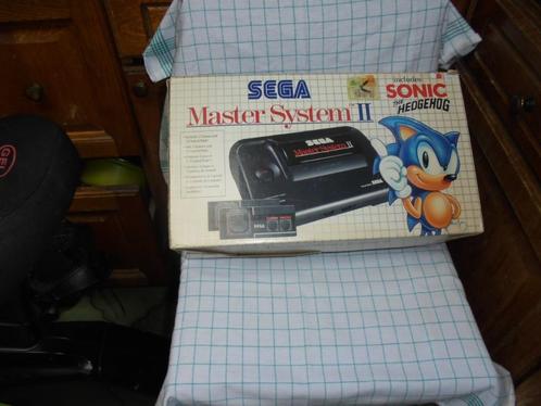 Console Sega Master II Sonic The Hedgehog boxed (geen inlay), Games en Spelcomputers, Spelcomputers | Sega, Gebruikt, Master System