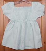 Licht mintgroen shirtje met stipjes - maat 4 jaar, Meisje, Ophalen of Verzenden, Zo goed als nieuw, Shirt of Longsleeve