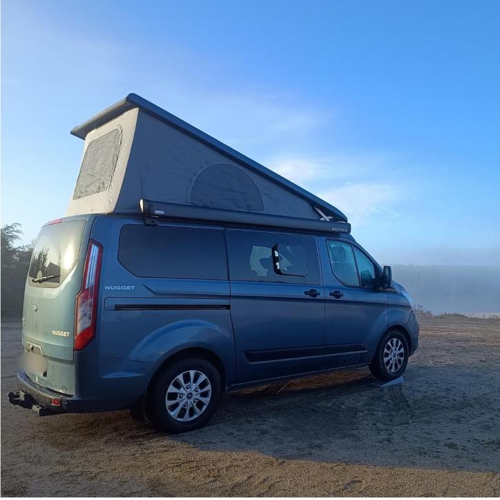 Ford Transit Custom Nugget Campervan (2024), Caravans en Kamperen, Mobilhomes, Particulier, tot en met 4, Buscamper of Camperbus
