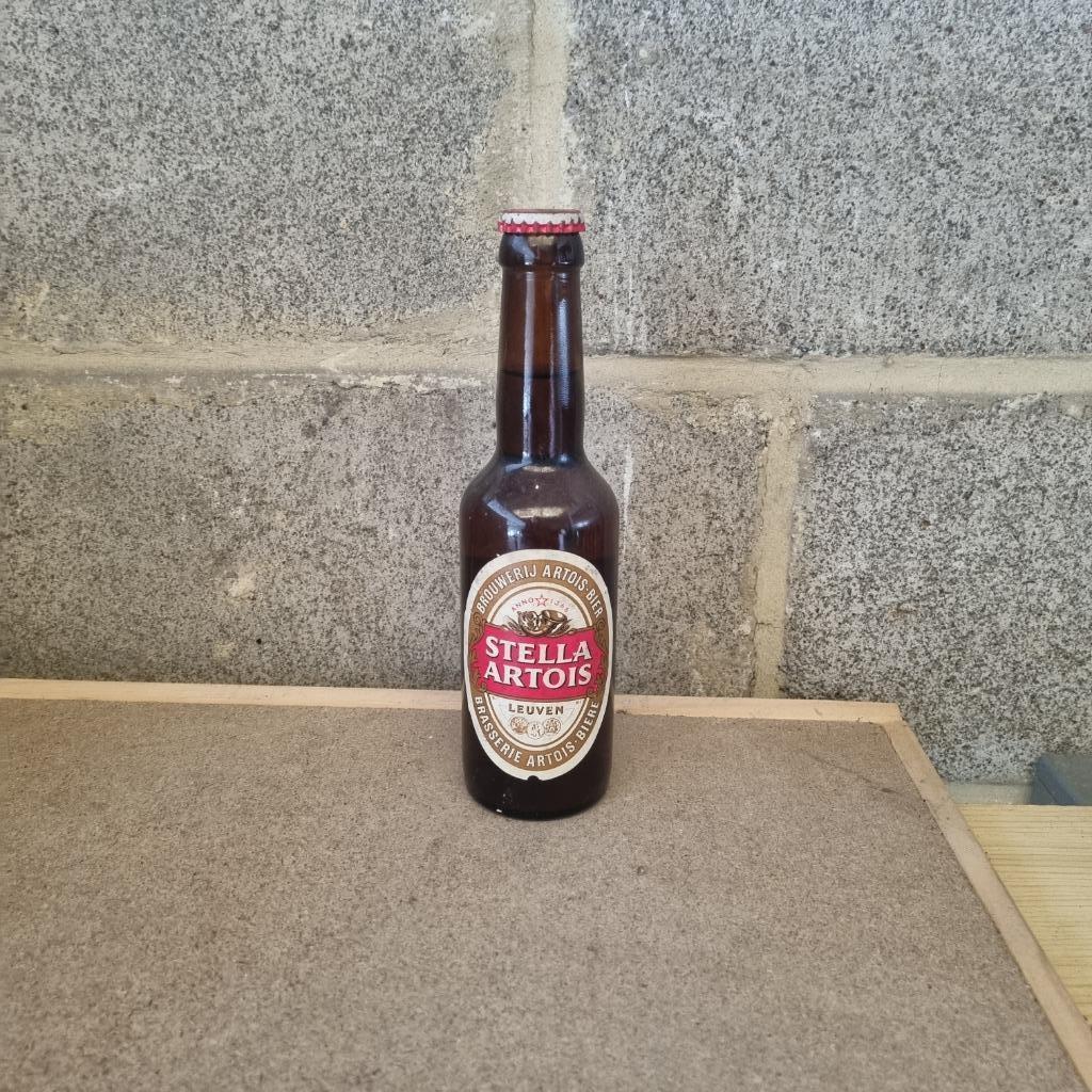 Bouteille de bière Stella Artois (modèle 5), Enlèvement ou Envoi, Utilisé, Bouteille(s), Stella Artois