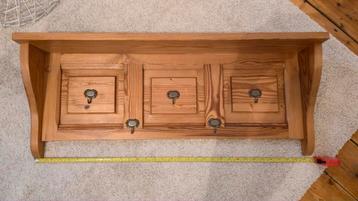 Vintage kapstok massief hout - 85 cm x 35 cm beschikbaar voor biedingen