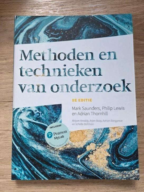 Methoden en technieken van onderzoek, Boeken, Studieboeken en Cursussen, Gelezen, Hoger Onderwijs, Ophalen