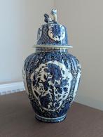 Delfts Blauw dekselvaas, Antiek en Kunst, Ophalen of Verzenden