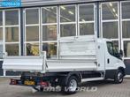 Iveco Daily 35C14 Kipper met Kist 3.5t trekhaak Airco Cruise, Auto's, Bestelwagens en Lichte vracht, Gebruikt, Euro 6, Iveco, Wit