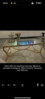 Salontafel westwing, Huis en Inrichting, Ophalen, Gebruikt, Glas, 75 cm of meer