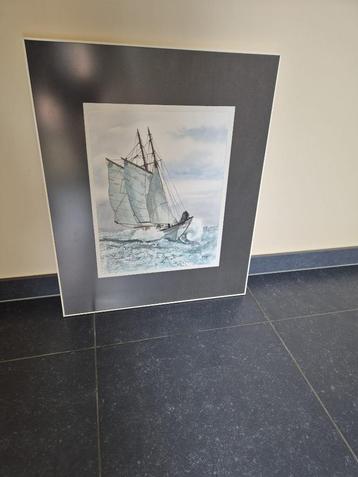 Schilderij boot, Enlèvement